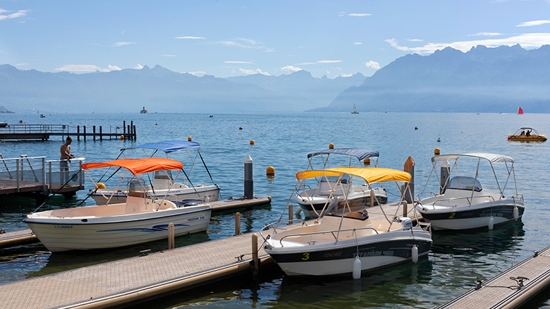 location bateau moteur Ouchy