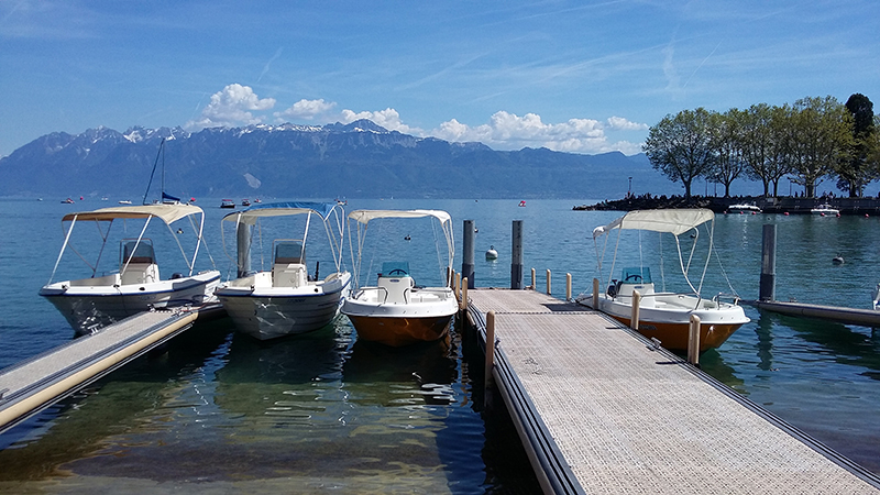 location bateau moteur Ouchy